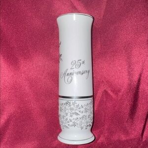 Vintage 25th Wedding Anniversary Plate, Norcrest, Chatillon